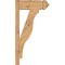 Ekena Millwork Funston Arts & Crafts Smooth Outlooker, Western Red Cedar, 5 1/2"W x 14"D x 26"H OUT06X14X26FST03SWR - alternate 2